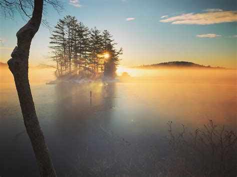 Early Morning Fog Over Lake Winnipesaukee Rfoggypics