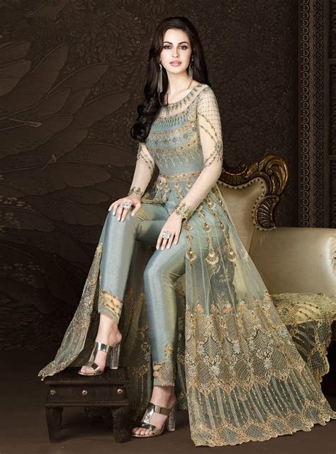 Buy Gray Net Pant Style Suit 143408 Online At Lowest Price From Huge