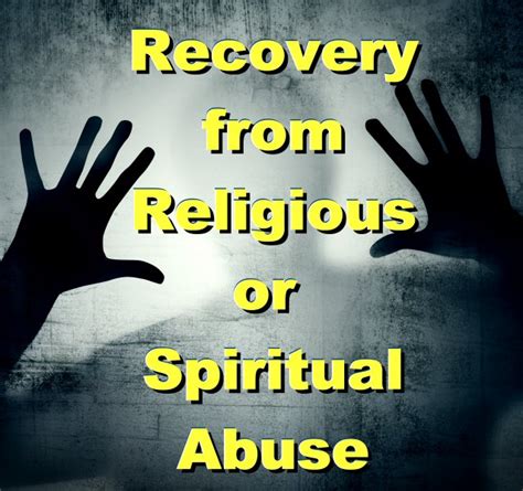 Religious Or Spiritual Abuse Recovery David M Masters