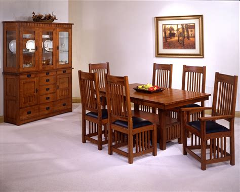 Usa Made Mission Style Oak Dining Room Set