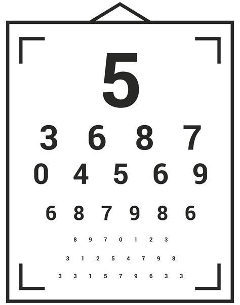 10 Best Free Printable Preschool Eye Charts 55b