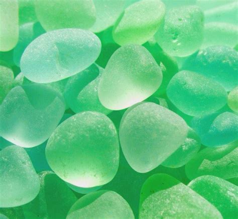Download Green Aesthetic Tumblr Glass Pebbles Wallpaper