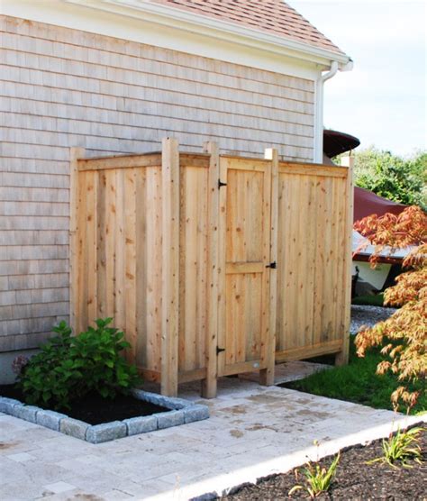 Outdoor Showers Kits Enclosures Cedar Pvc Stalls And More