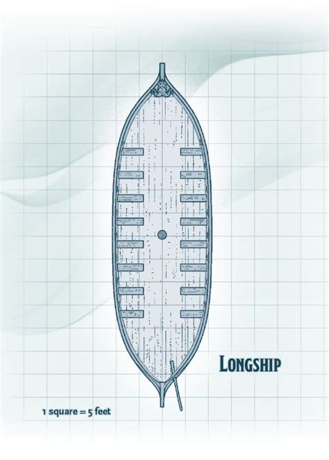 Longship 5e 5th Edition Vehicles In Dandd Dnd Spells