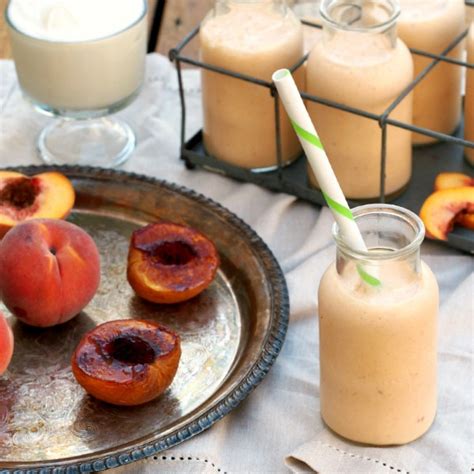 Honey Roasted Peach Smoothie United Dairy Industry Of Michigan