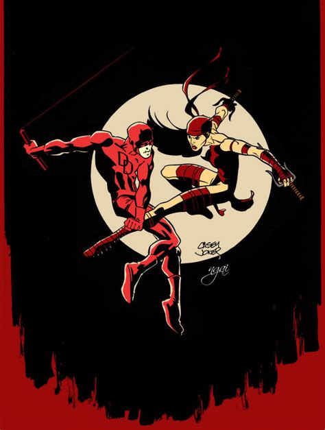 Daredevil Vs Elektra By Requiemngai On Deviantart