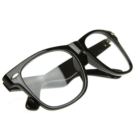 Vintage Inspired Eyewear Original Geek Nerd Clear Lens Horn Rimmed Gla Sunglassla
