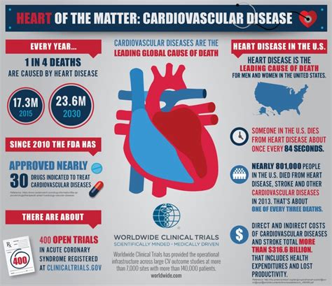 Cardiovascular Disease Infographic Worldwide Clinical Trials