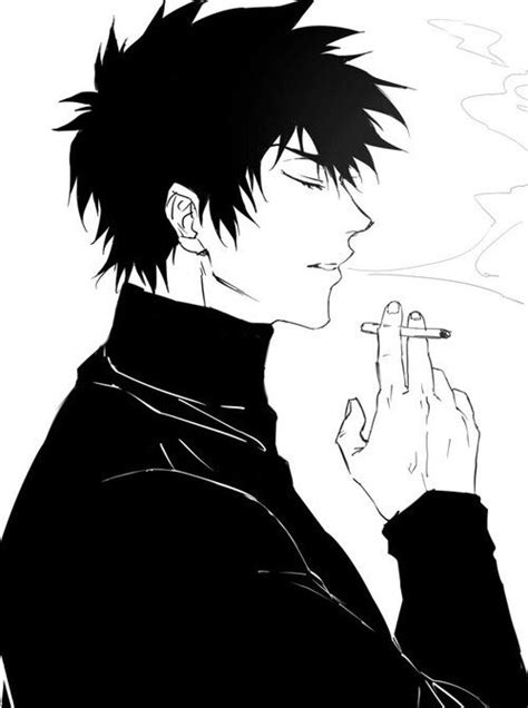 40 Best Collections Sad Aesthetic Anime Boy Smoking