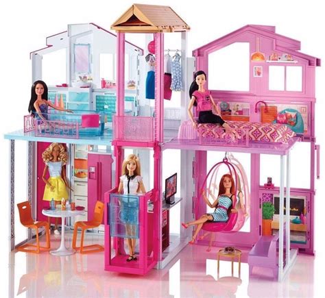 Real Super Casa Da Barbie 3 Andares Original Da Mattel Dly32 R 71999 Em Mercado Livre