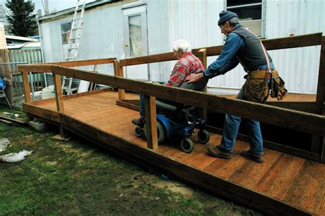 Ramps For The Handicapped Thisiscarpentry Wheelchair Ramp Design