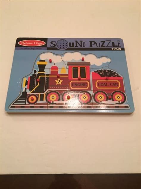 Melissa And Doug Sound Puzzle Train Ebay