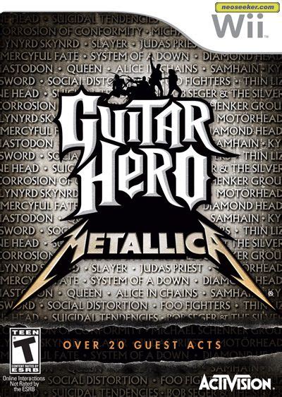 Guitar Hero Metallica Wii Front Cover