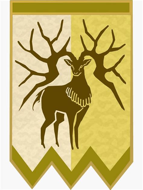 Golden Deer Logo Version 2 Sticker By Angelialucis In 2021 Fire