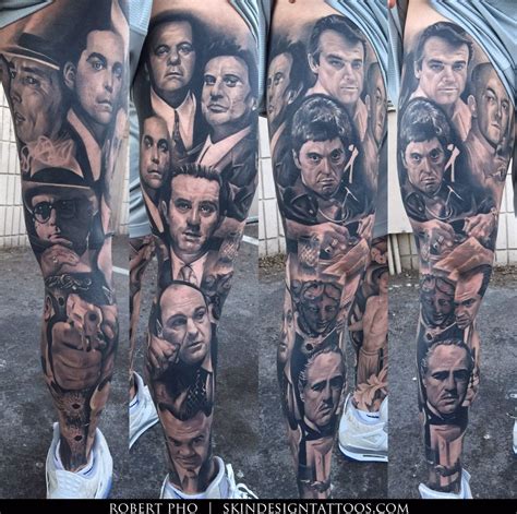 gangster leg sleeve portrait tattoo sleeve chicano tattoos sleeve leg sleeve tattoo full