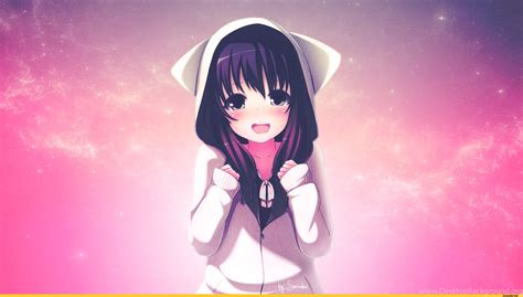Neko Girl Cute Art Beautiful Pictures Anime Funny Desktop Background