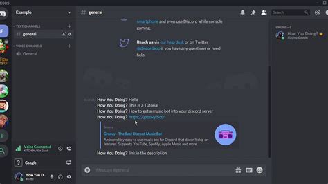 How To Add A Music Bot Discord Groovy Youtube