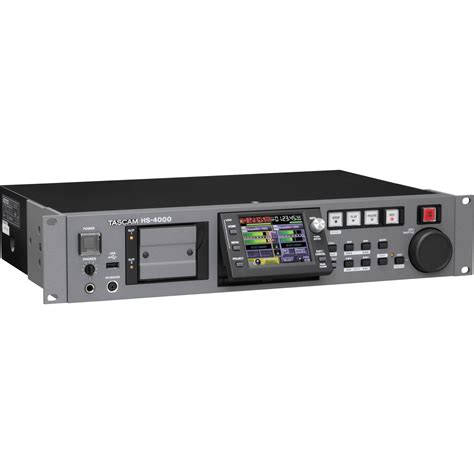 Tascam Hs 4000 4 Channel Audio Recorder Hs 4000 Bandh Photo Video