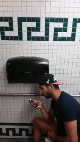Male Jacking Off In Public Restroom ThisVid Com