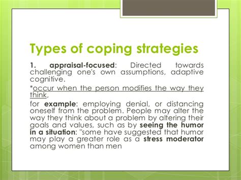 Coping Strategies Ppt