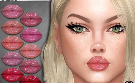 Lana Cc Finds Fizzy Berry Lipgloss Sims 4 Cc Eyes Sims Sims 4 Cc Makeup