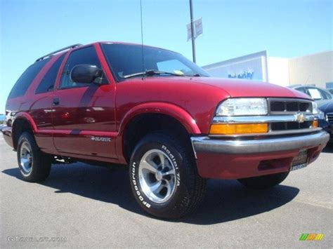 2001 Majestic Red Metallic Chevrolet Blazer Ls 36294750 Photo 6