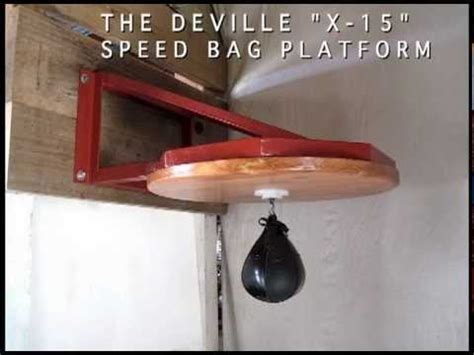 How to hit the speed bag. Speed Bag Platform | The DEVILLE "X-15" Non-Adjustable Speed Bag Platform - YouTube