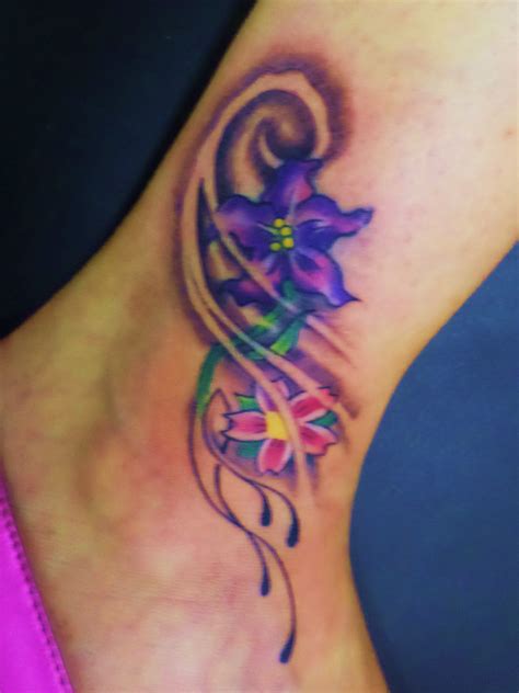 Check spelling or type a new query. flower ankle tattoo | Flower tattoo on ankle, Ankle tattoo ...