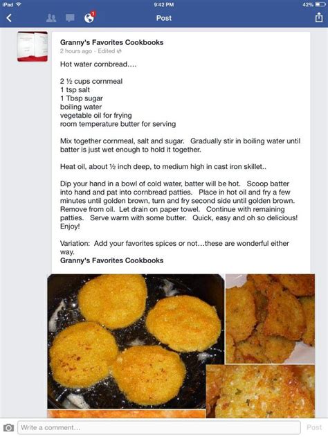 Member recipes for hot water cornbread with jiffy. Jiffy Hot Water Cornbread Recipe / Hot Water Cornbread ...