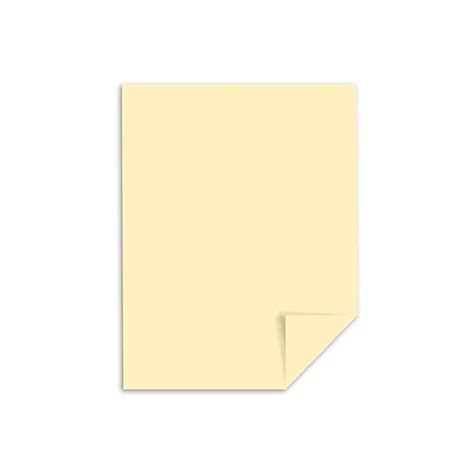 Exact Index 110 Lb Cardstock Paper 85 X 11 Ivory 250 Sheetspack