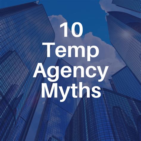 10 Temp Agency Myths Including Pay Jobs And More Nesc Staffing