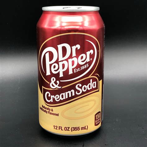 Dr Pepper And Cream Soda 355ml Usa New New
