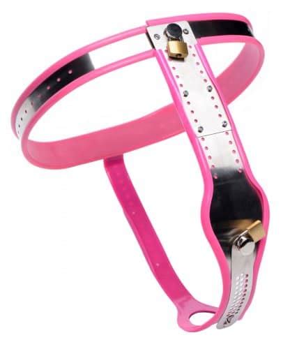 Restricted In Pink Adjustable Female Chastity Belt The Bdsm Toy Shop