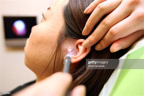 professional ear cleaners clean wax out of a japanese women s ear news photo getty images