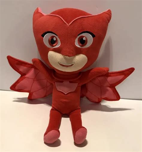 Pj Masks Sing And Talking Feature Plush Owlette Red 14 Inches Pjmasks