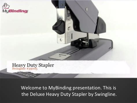 Swingline deluxe heavy duty stapler review and troubleshooting. Swingline Deluxe Heavy Duty Stapler Demo - SWI-39005, SWI ...