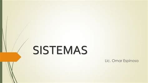Sistemas Subsistemas Y Suprasistemasxx Ppt