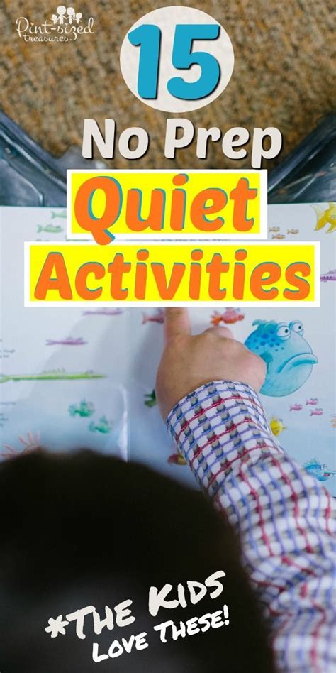 15 No Prep Quiet Activities For Kids Quiet Activities Activities For