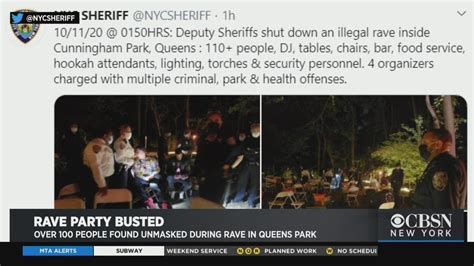 Nyc Sheriffs Break Up Illegal Rave In Queens Youtube