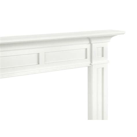 Pearl Mantels The Jim 48 In X 42 In Mdf Fireplace Mantel In White 515