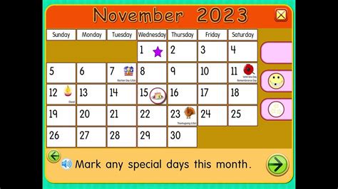Starfall Calendar November 2023 Is Here Youtube