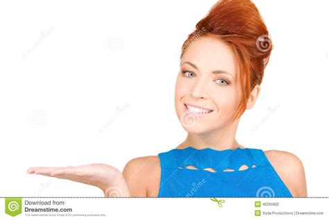 Something On The Palm Stock Photo Image Of Lady Gesture 40295802