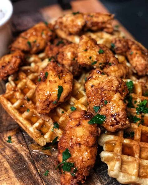 Chicken And Waffles Southern Cooking Easy Recipe
