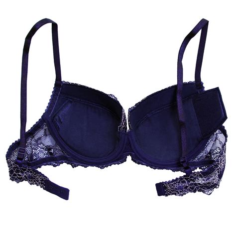 Sexy Bra Push Up Lace T Shirt Plunge Low Back Sheer Underwire Demi Pushup Padded Ebay