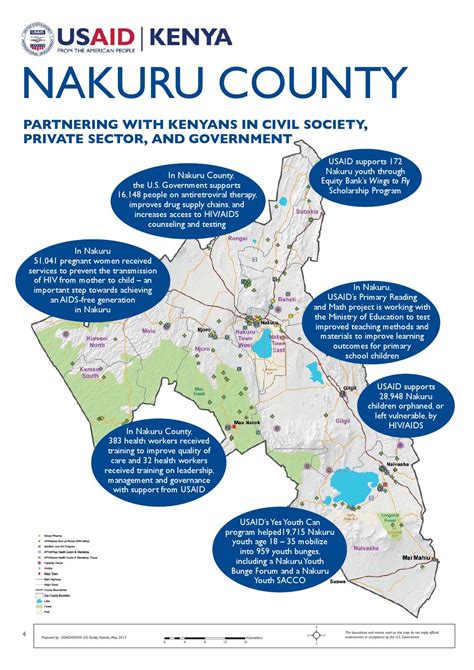 Nakuru County Map Map Of Nakuru County The Population Development