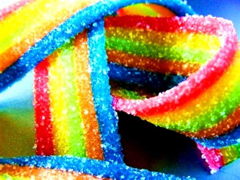 Rainbow Color Ribbon Gummi Candy Rainbow Candy Candy Photography Candy