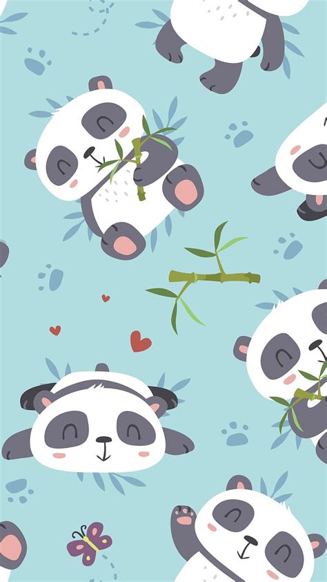 Cute Panda Panda Blue Panda Hd Phone Wallpaper Pxfuel