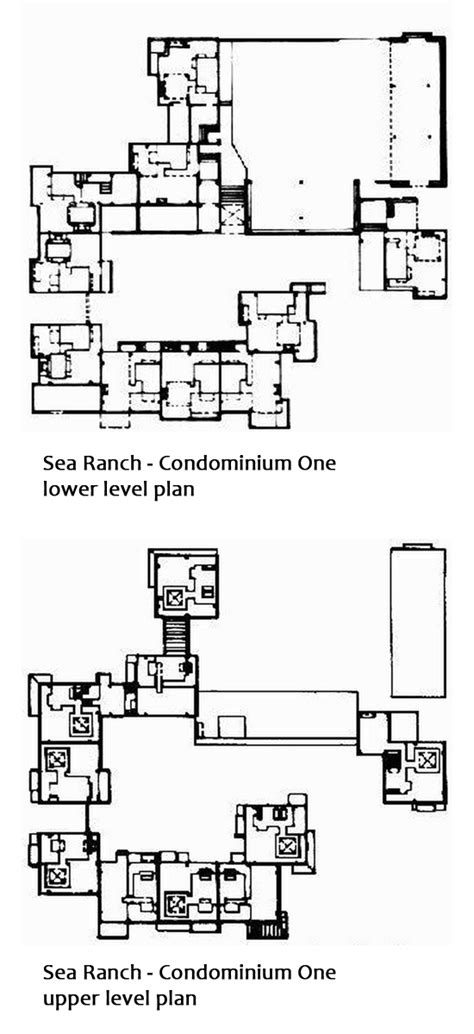 Sea Ranch Condominium One Floor Plans Life Of An Architect