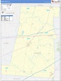 Madison County, OH Zip Code Wall Map Basic Style by MarketMAPS - MapSales