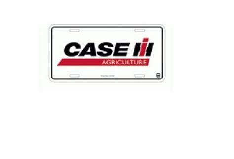 Case Ih Agriculture Logo Black License Plate Fan Shop Sports And Outdoors